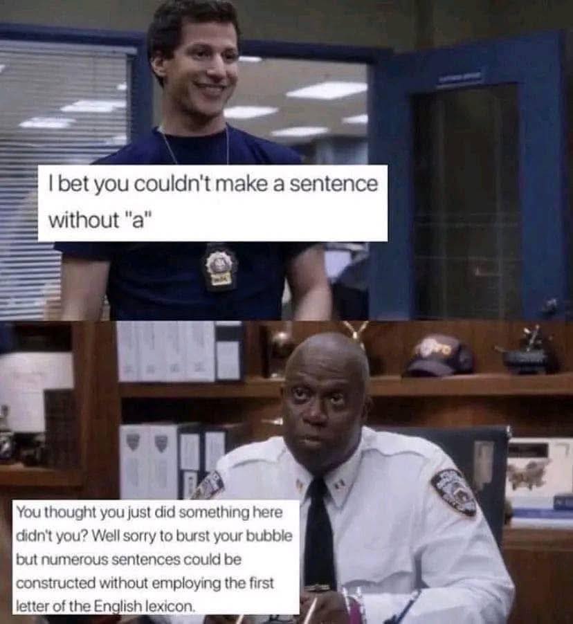 Sentence without a