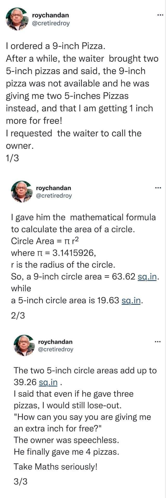 Take Math Seriously!